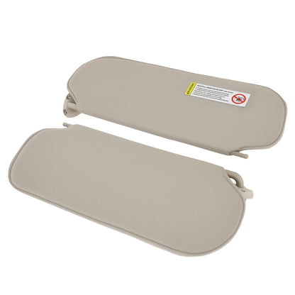 Beige Sun Visor Pair for GMC Savana 1500 2500 3500 (1999-2019)