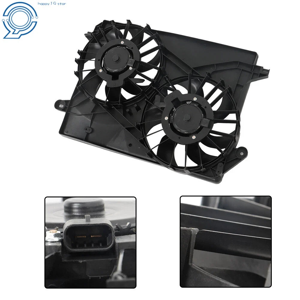 Dual Radiator Cooling Fan Assembly for Chrysler 300 (2005–2008)