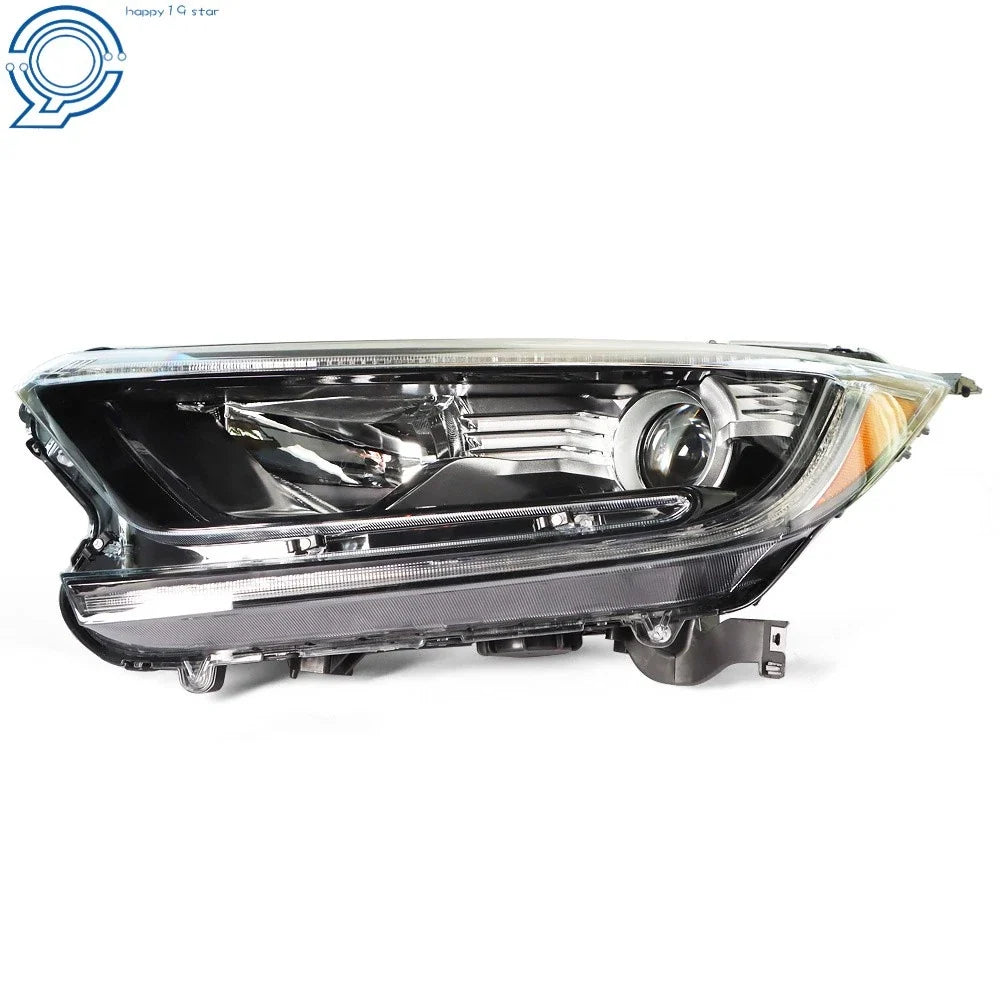 Halogen Front Left Headlight Assembly Black for Honda CR-V 2017 to 2022