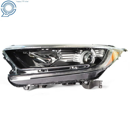 Halogen Front Left Headlight Assembly Black for Honda CR-V 2017 to 2022