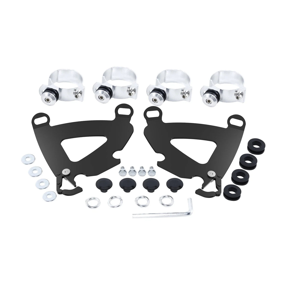 49mm Gauntlet Fairing Mount Trigger Lock for Dyna Street Bob 2007-2017