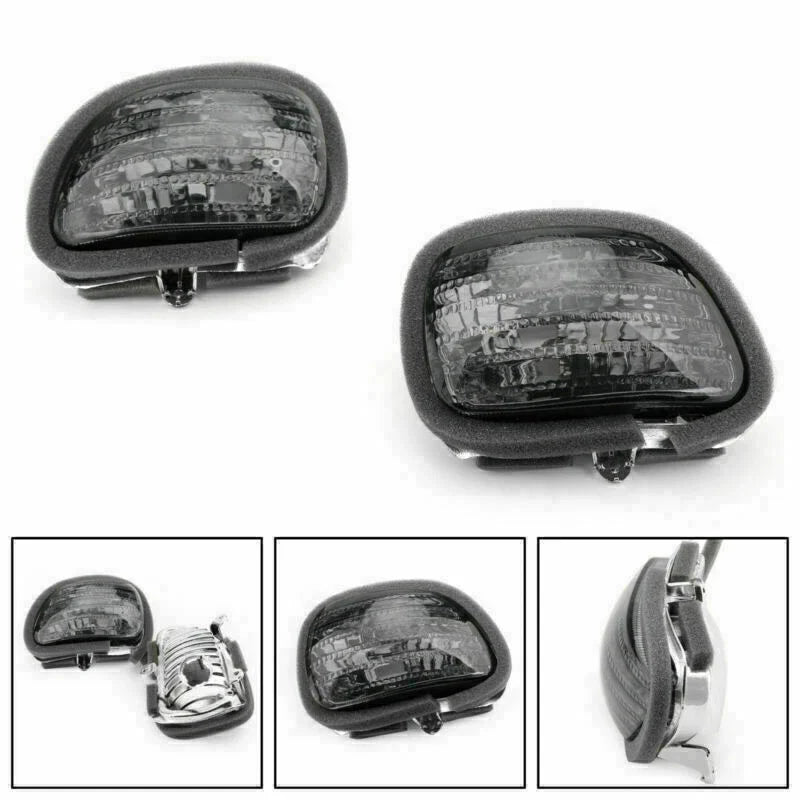 Front Signal Lens T9 Smoke for Honda Goldwing GL1800 2001-2017