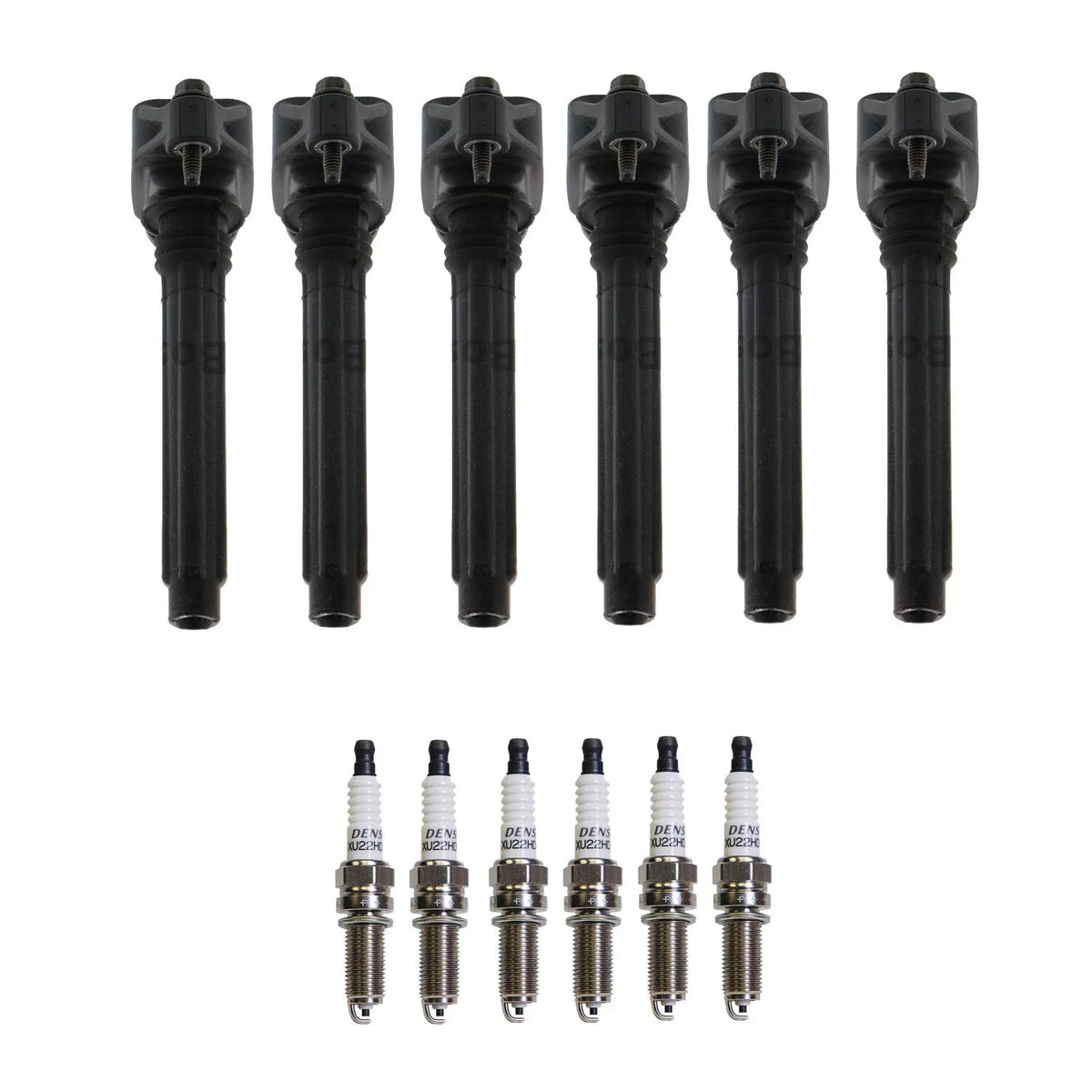 Set of 6 Ignition Coils & U-Groove Spark Plugs for 200 Charger Pilot V6