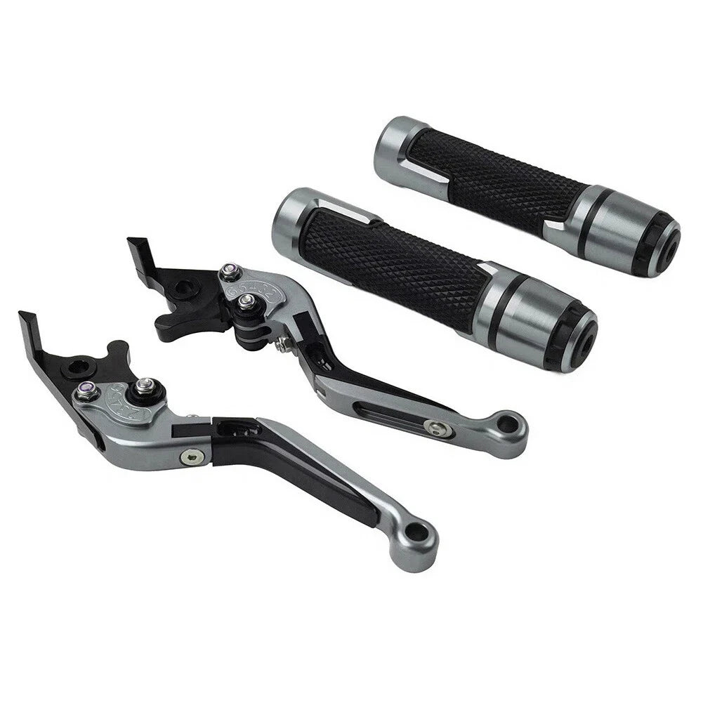 Brake Clutch Lever Handlebar Grip Set for Kawasaki Z1000 ZX6R (2003–2023)