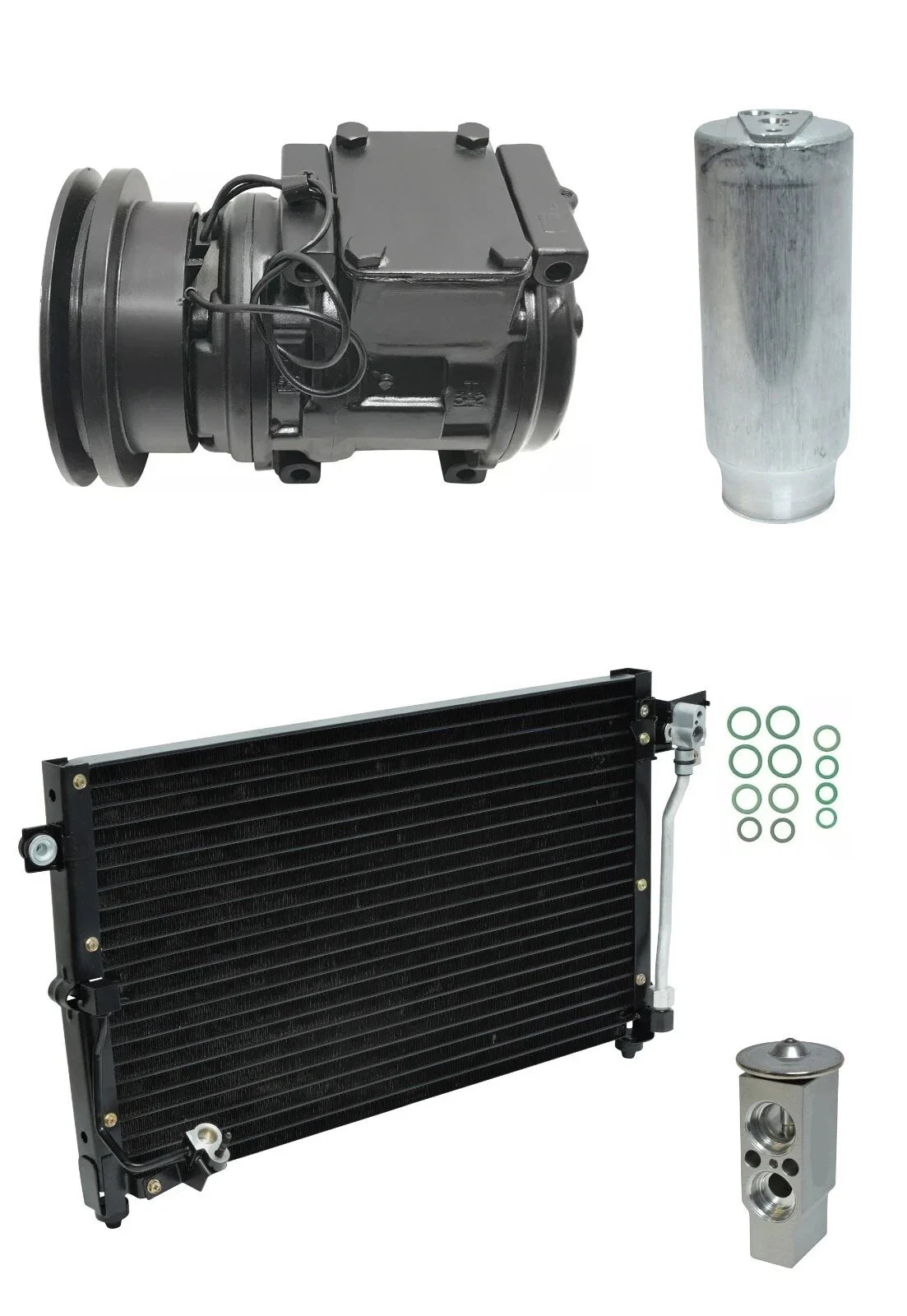 AC Compressor Kit With Condenser for Mitsubishi Montero 3.5L (1996–1996)