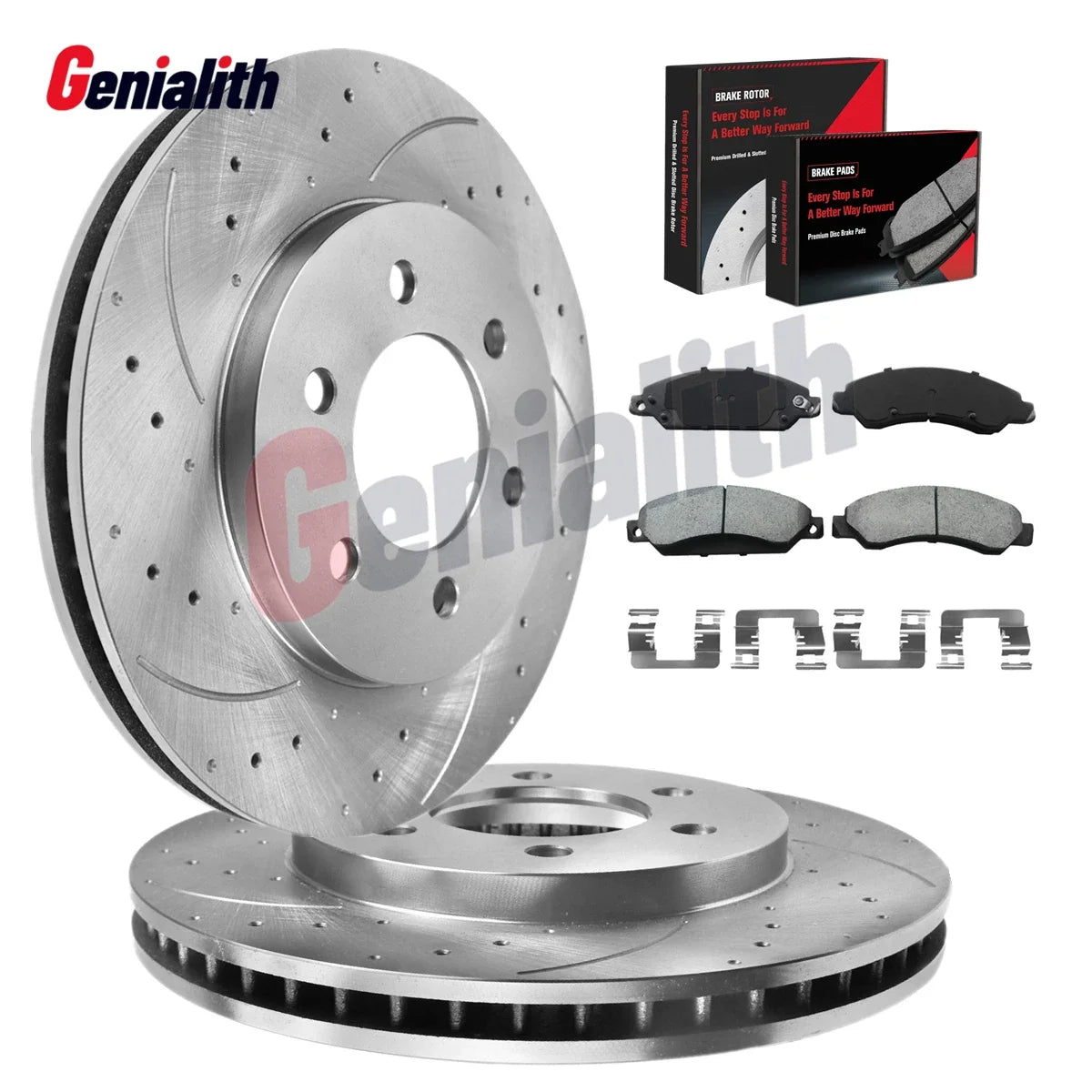 330mm Front Brake Rotors with Pads for Chevrolet Silverado 1500 2007