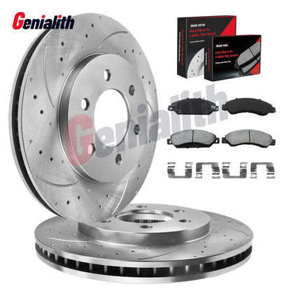 330mm Front Brake Rotors with Pads for Chevrolet Silverado 1500 2007