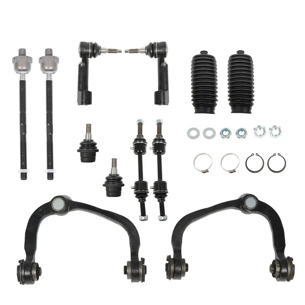 12pc Front Upper Control Arm and Tie Rod Set for Ford F-150 (2009–2014)