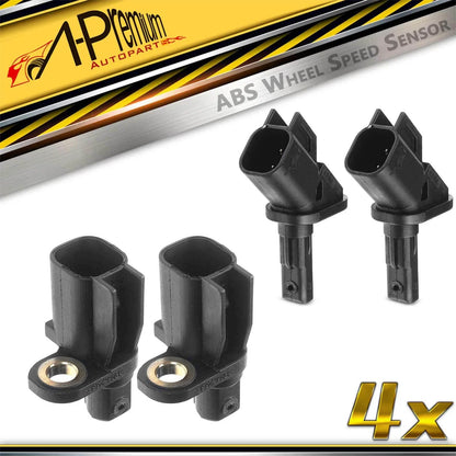 Set of 4 ABS Wheel Speed Sensors for Ford Escape Lincoln Volvo