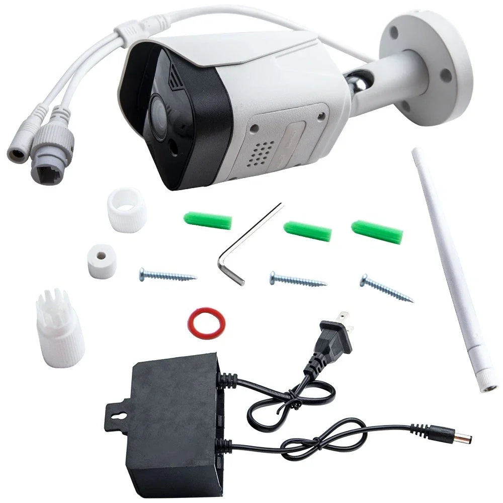 Wireless Security IP Camera Full HD 1080p with E-Message Alerts, 4 IR LEDs