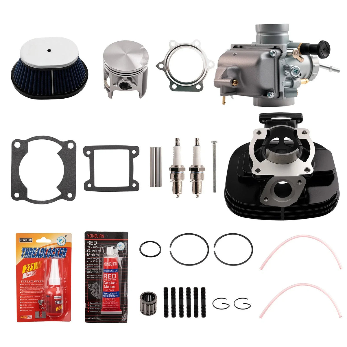 Top End Cylinder Piston Carburetor Gasket Kit for Yamaha Blaster (2000–2006)