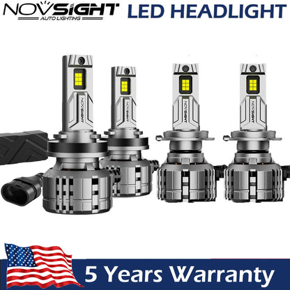 LED Headlight Bulb Set H7 H11 - 4X High/Low Beam Conversion Kit