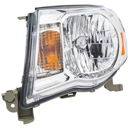 Headlight Set for Toyota Tacoma (2005–2011) Halogen Left & Right 2Pc