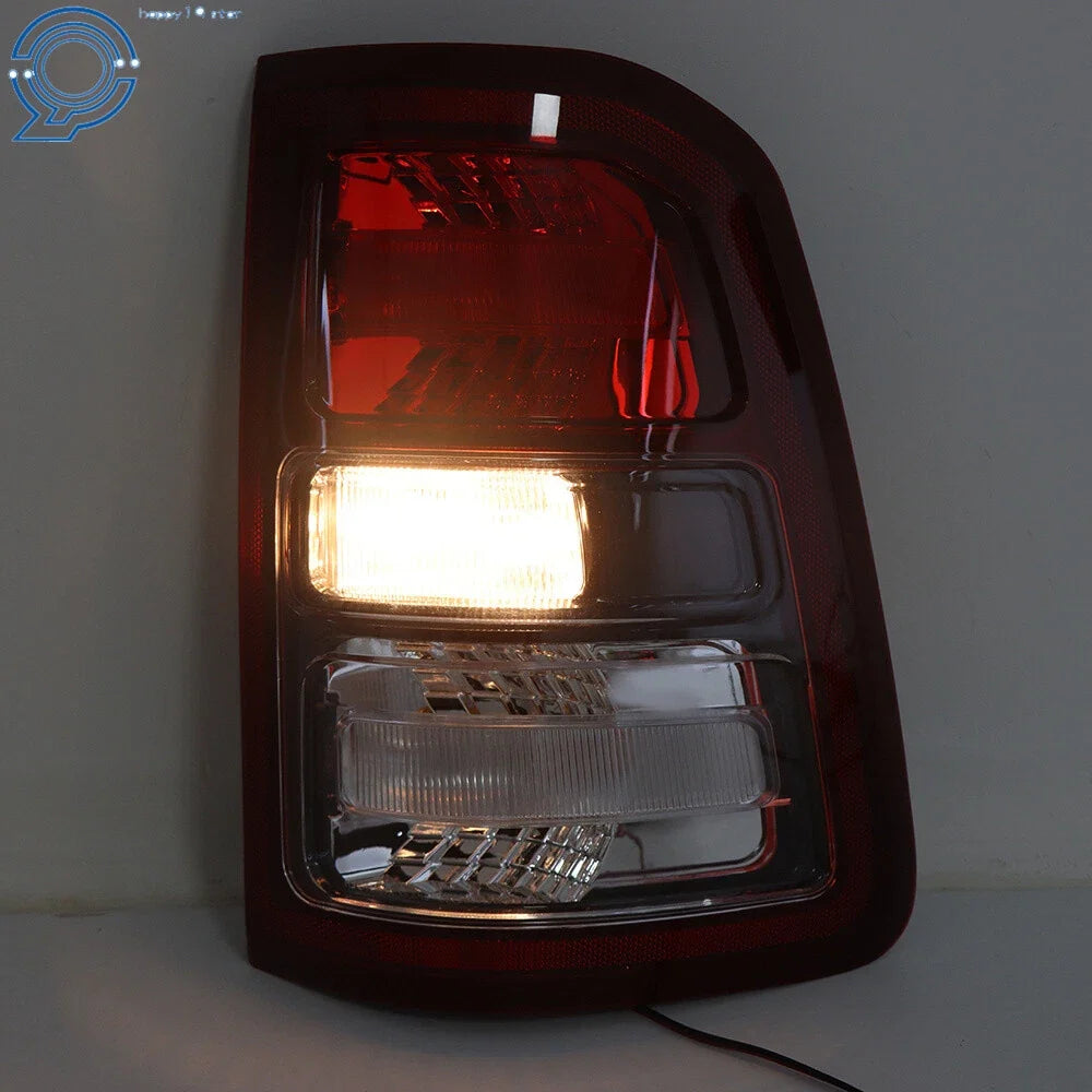 2019-2023 Ram 1500 Right Halogen Tail Light Clear Lens Black Bezel