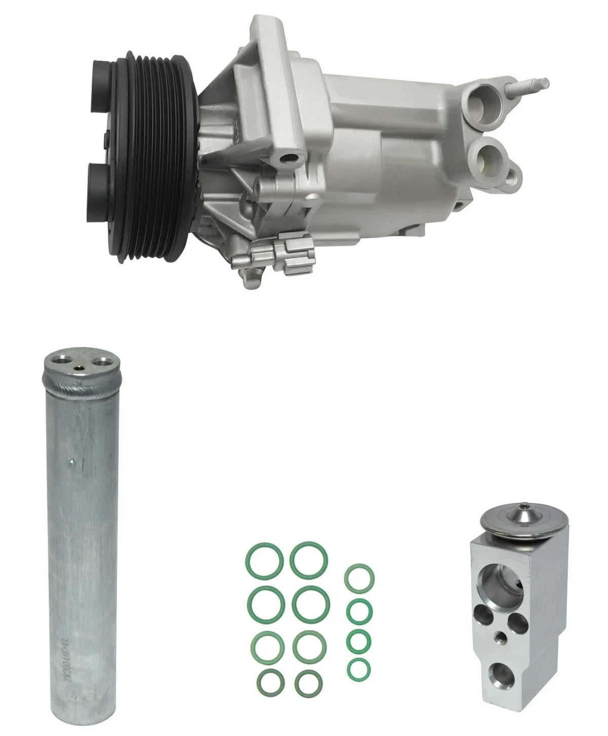 AC Compressor Kit Replacement for Nissan Versa 1.8L 6 Speed Manual (2008)