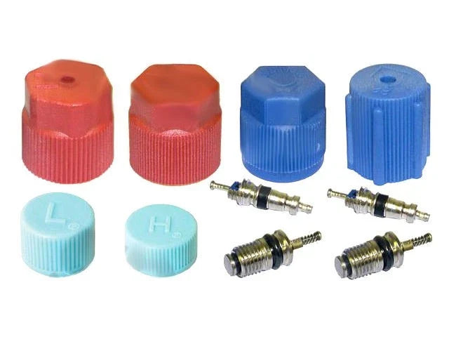 A/C System Valve Core and Cap Kit for Mazda Miata (1994–1997, 1999–2005) GS783FK
