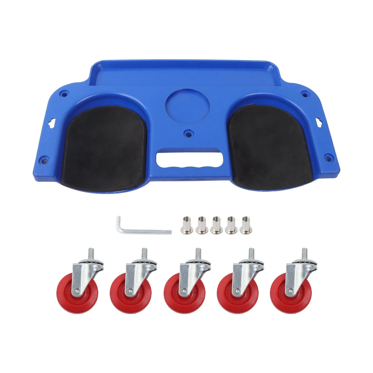 Knee Rolling Creeper Pad Set with Tool Tray & 5 Wheels