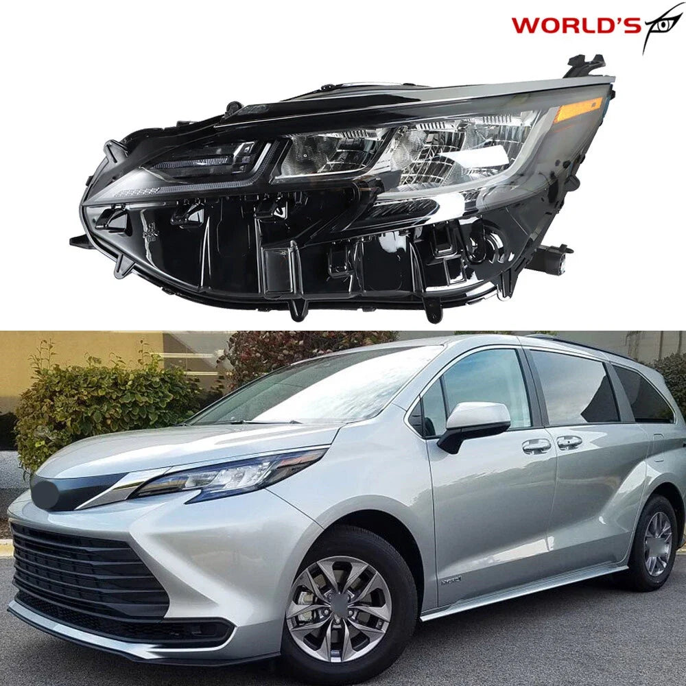 LED Headlight Assembly for Toyota Sienna LE XLE (2021–2023) Left Driver