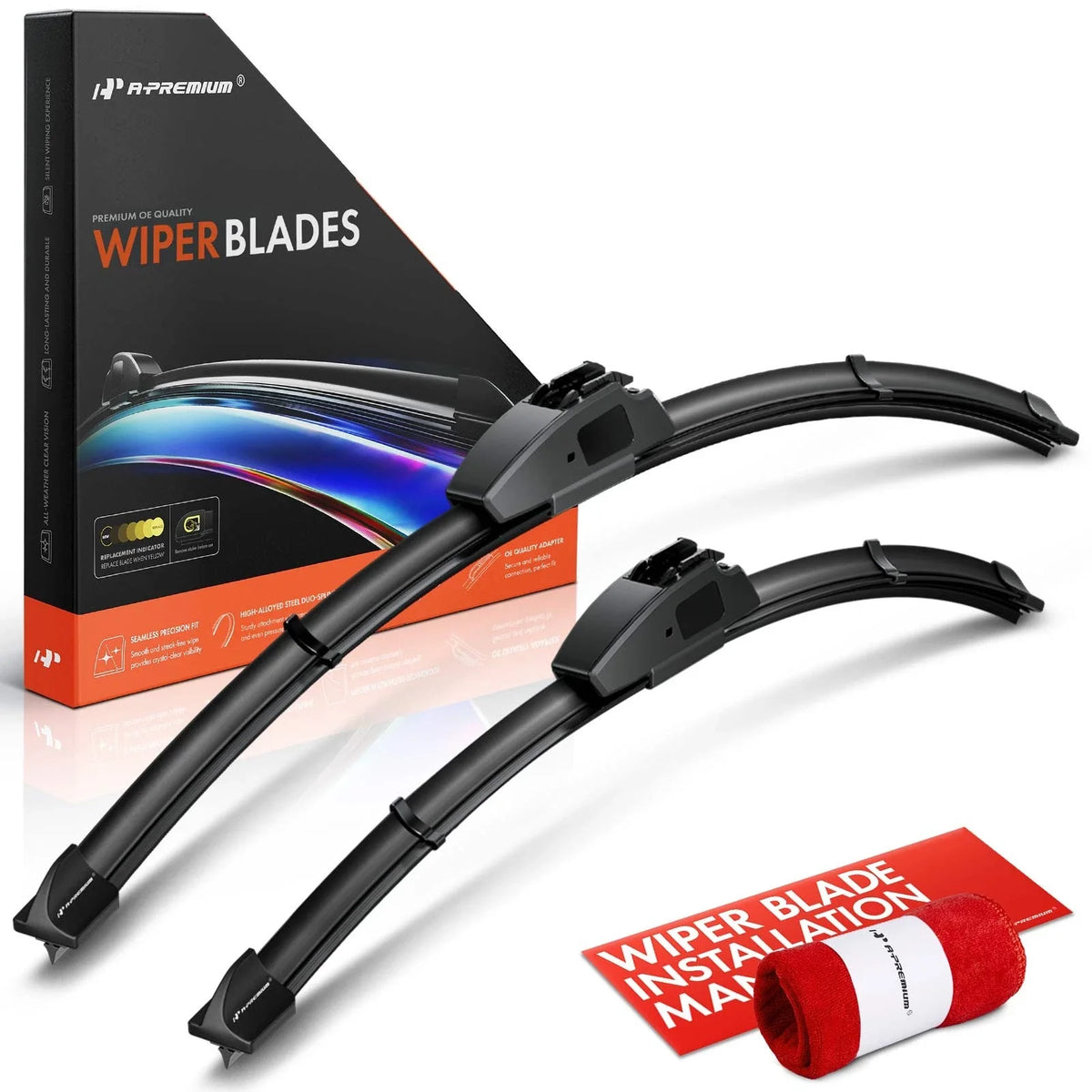 Set of 2 Windshield Wiper Blades for Nissan Juke (2011–2017)