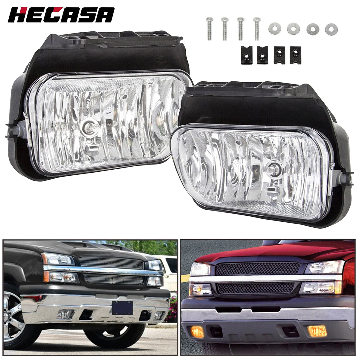 Bumper Fog Lights for Avalanche Silverado 2003-2007