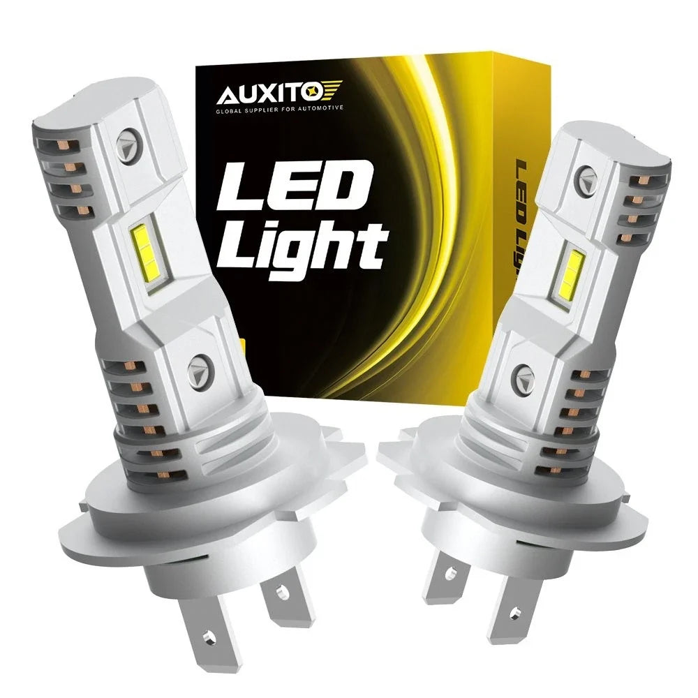 2X H7 LED Bulbs for AUXITO Headlights - 16000 Lumens