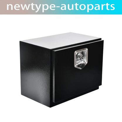 18"x12"x14" Black Steel Tool Box for Pickup Trucks