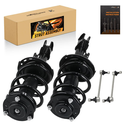 Strut and Coil Spring Complete Set with Sway Bar Links for Venza 2009-2012
