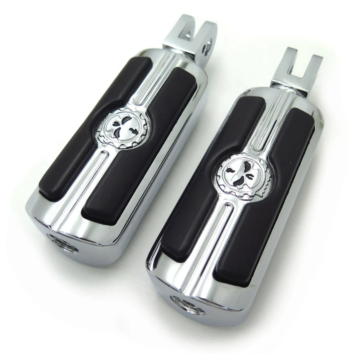 Footpeg Set Gear Skull Chrome for Triumph Speedmaster 2003-2014