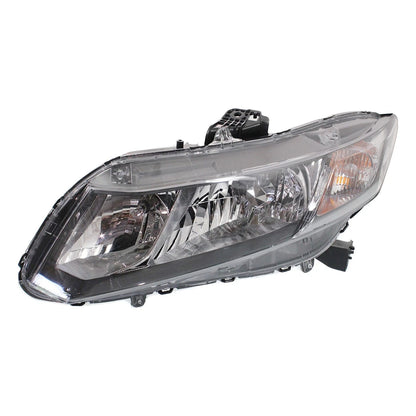 Headlight Kit for Honda Civic (2013) Driver Side Assembly Halogen