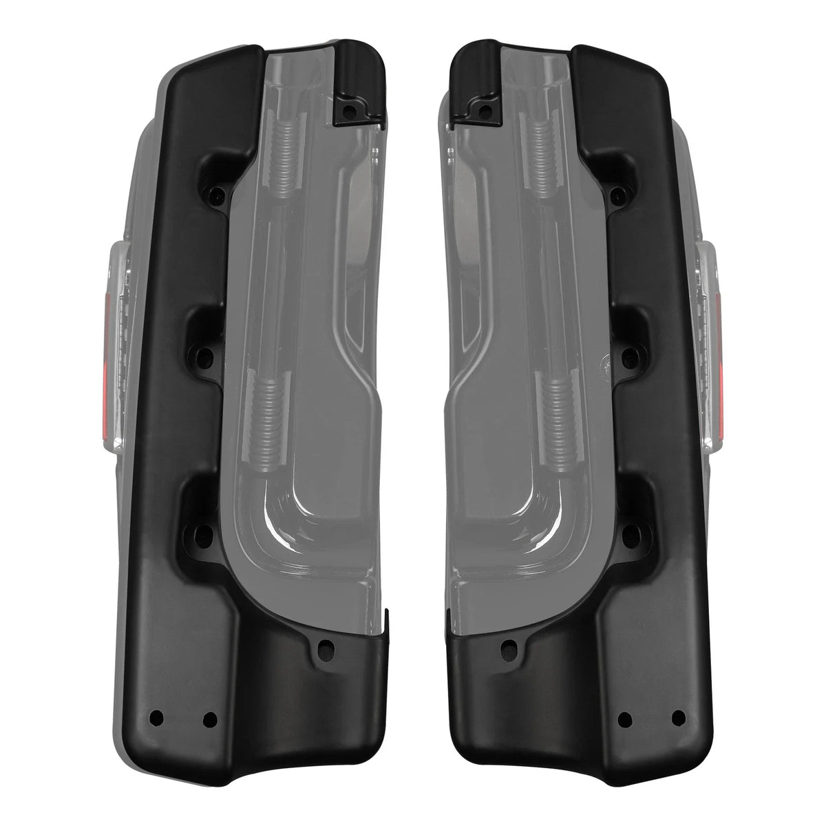 Saddlebags Extensions 4" Matte Black for Harley Electra Glide (2014-2024)