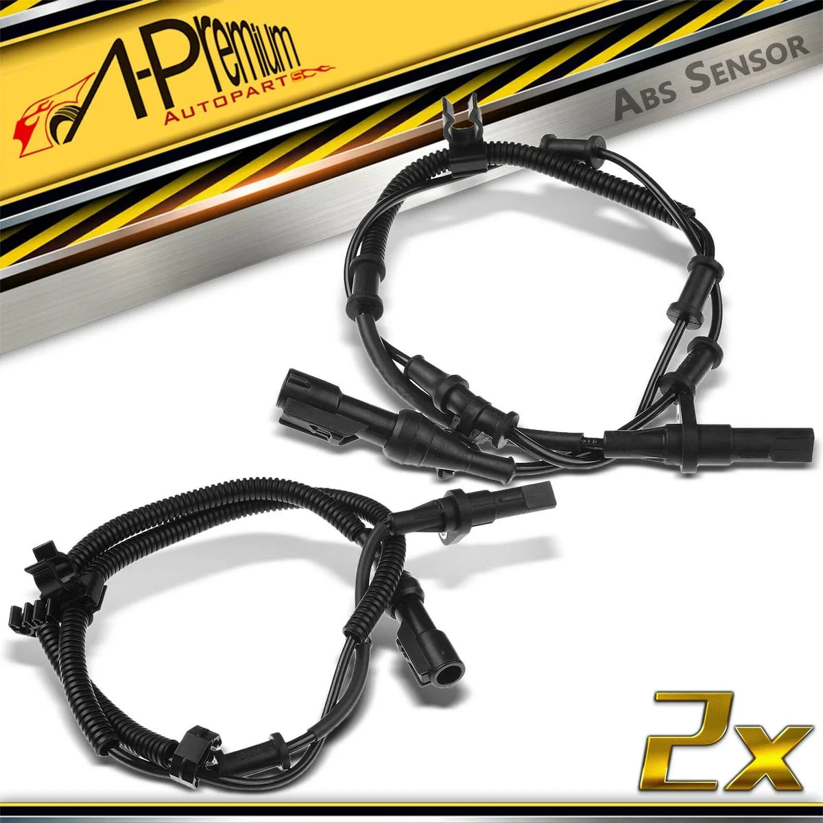 2X Rear ABS Wheel Speed Sensor for Ford E-150 E-250 E-350 (2008)