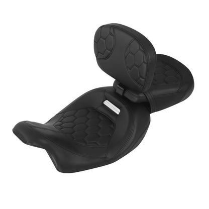 Backrest Black for Driver & Passenger Harley Road Glide (2009–2023)