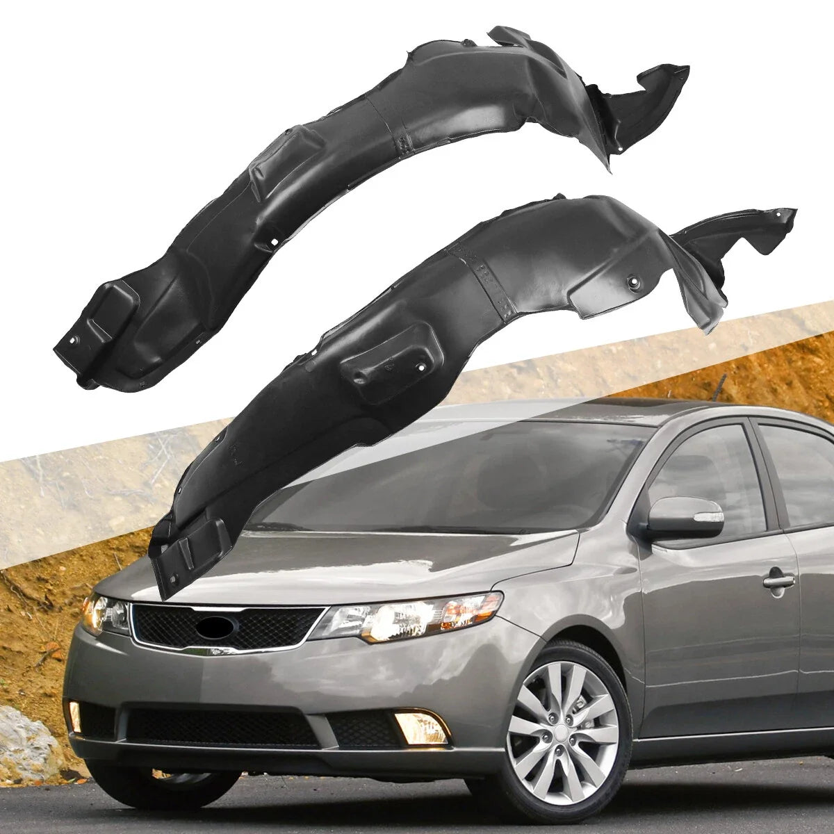 Splash Shield for Kia Forte Koup (2010–2013)