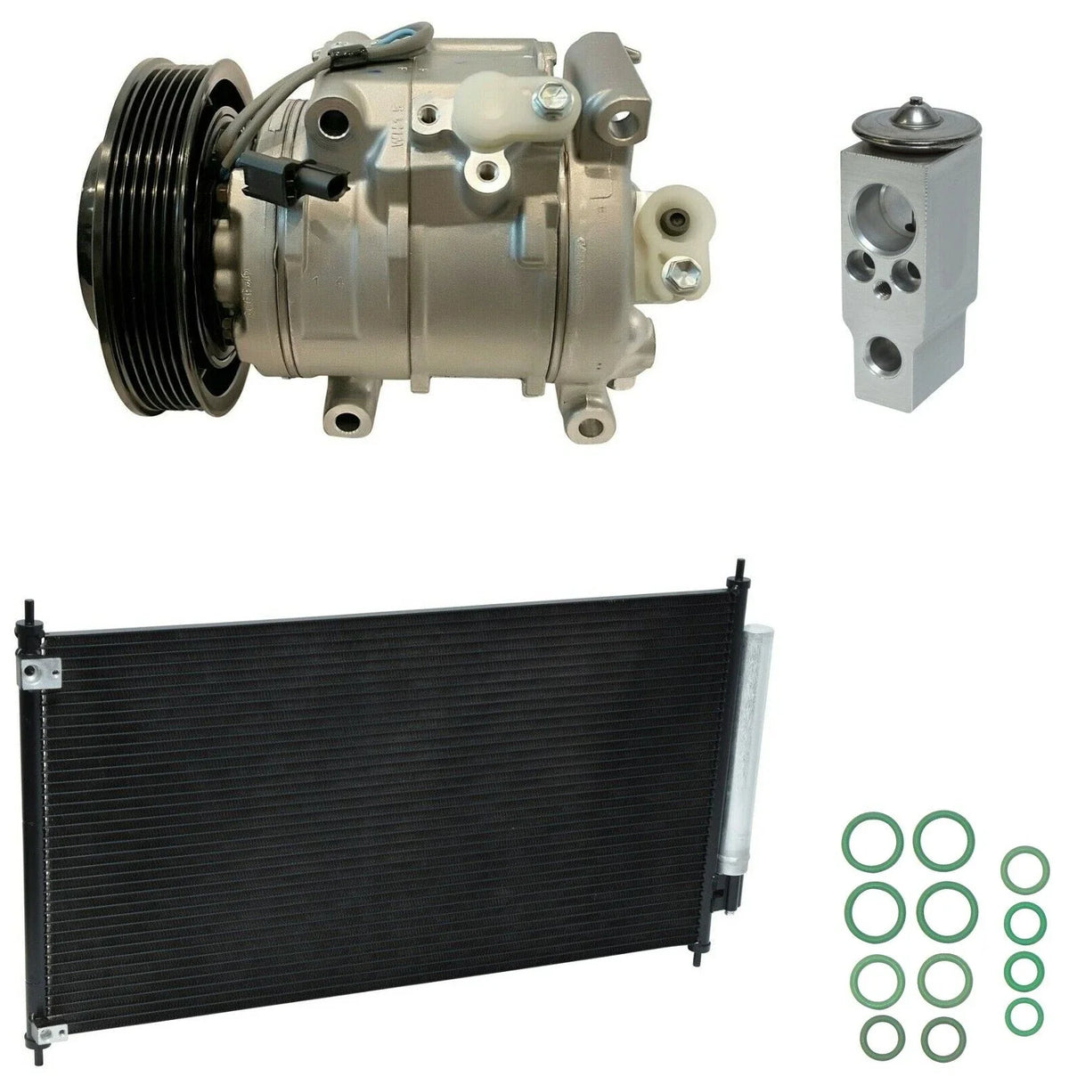 A C Compressor Kit With Condenser Fits Honda Accord 3.5L (2017–2017)