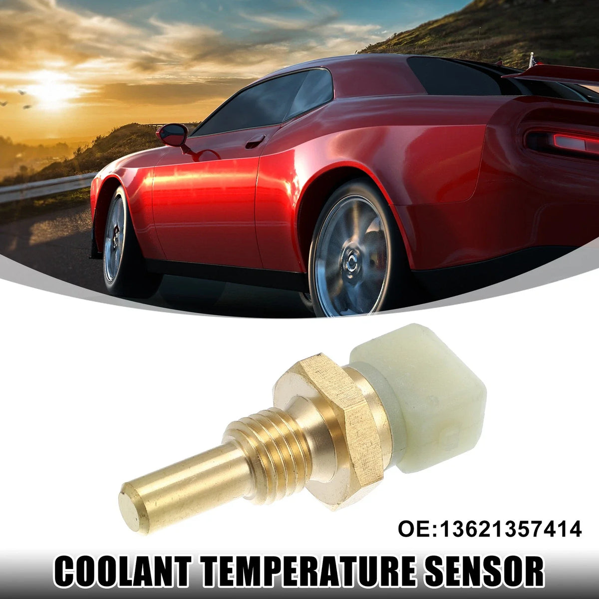 Engine Coolant Temperature Sensor 13621357414 for BMW 325 (1986–1988)