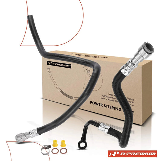 2X Power Steering Return Line Hose for BMW 128i 328i 325i 330i (2008–2013)