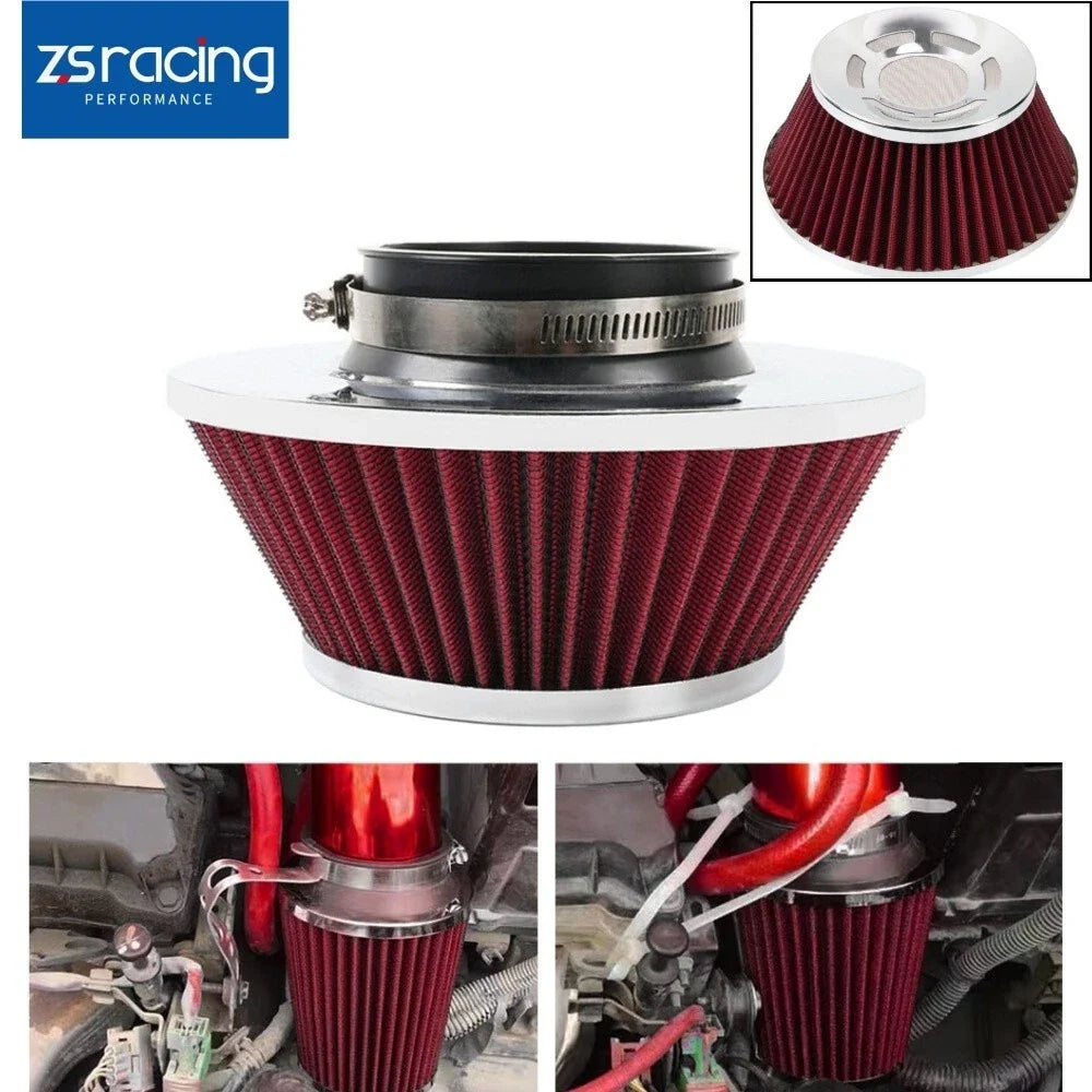 76mm 3" High Flow Dry Air Filter for Toyota Hilux N70 2005-2015