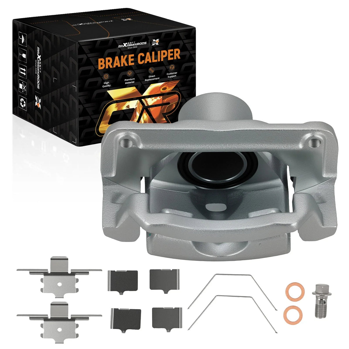 Disc Brake Caliper Front Left with Bracket for Lincoln MKZ Zephyr 2006-2012