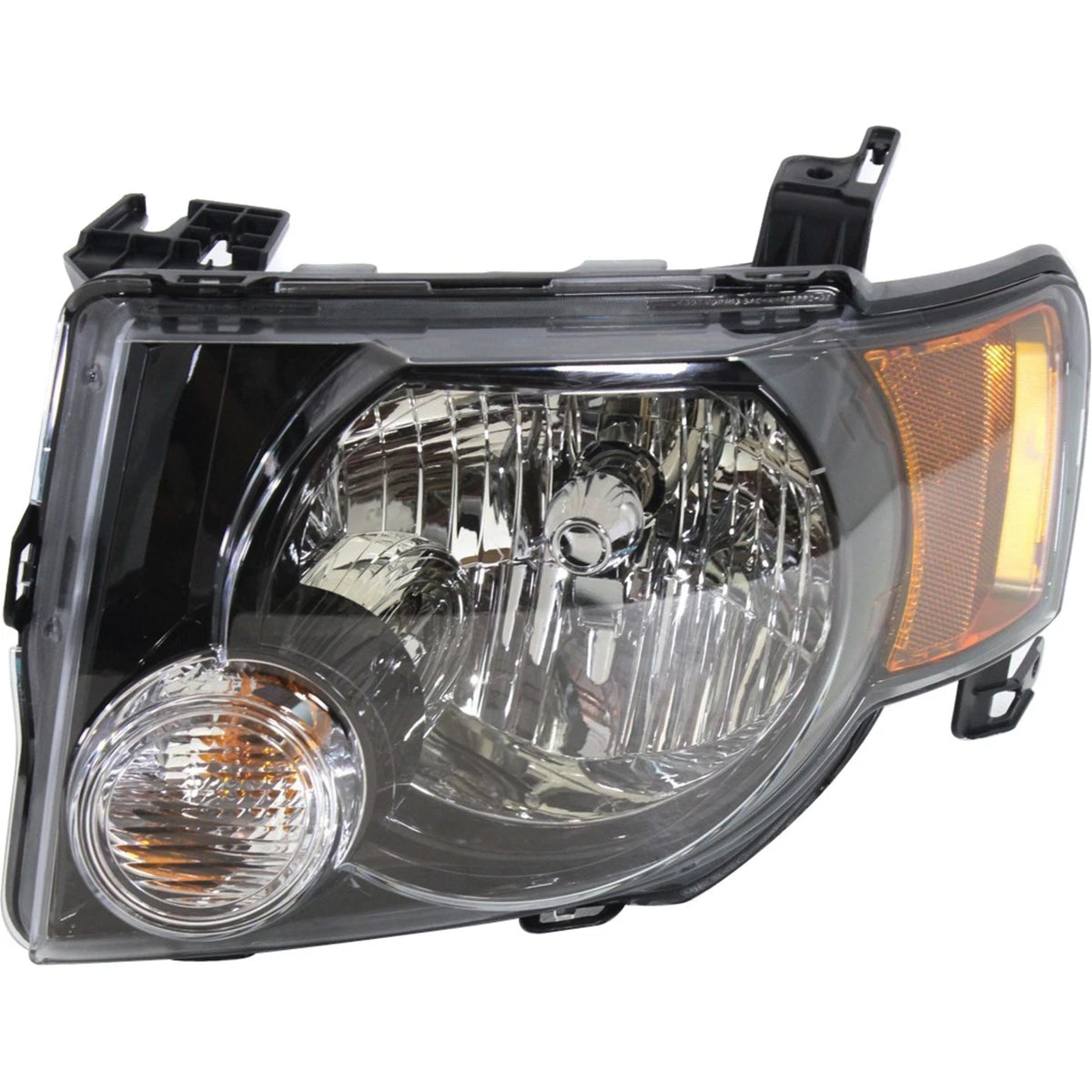 Driver Side Headlight for Ford Escape (2009–2012) Halogen with Bulb