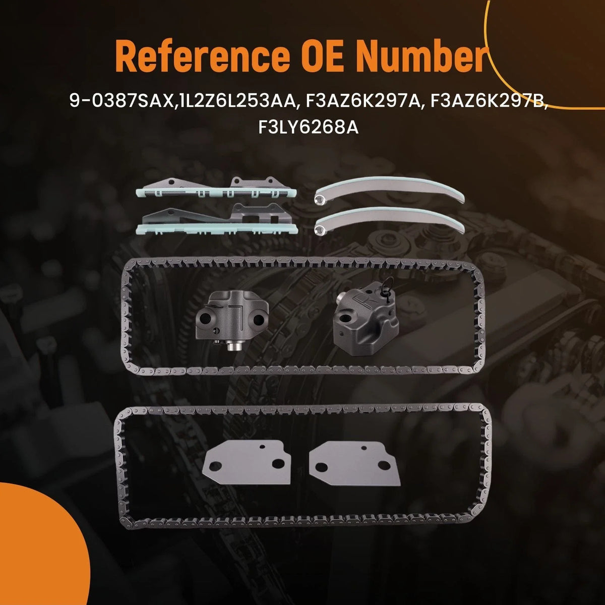 Engine Timing Chain Kit for Lincoln Town Car Mercury Cougar 4.6L (1996–2002)
