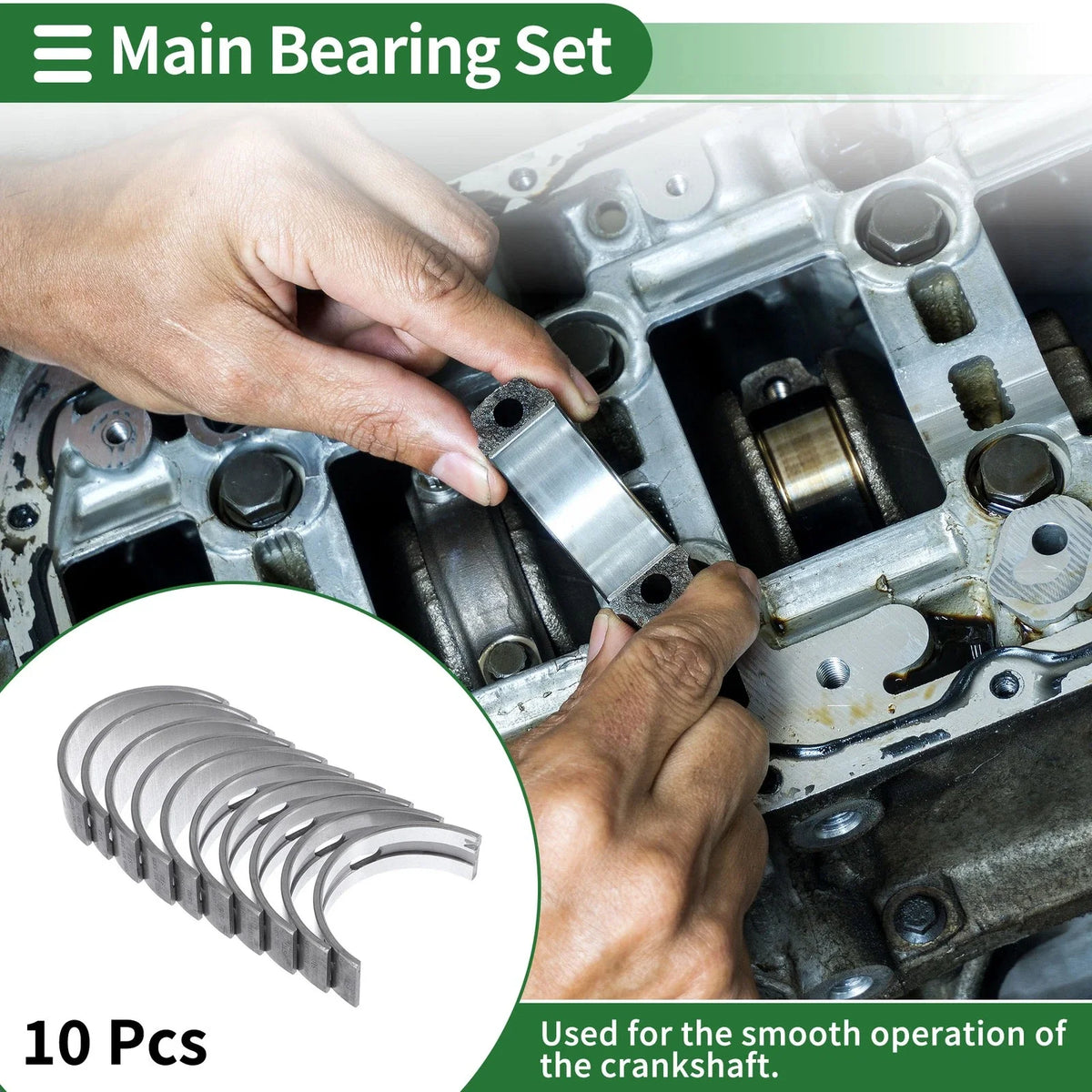 Main Bearing Set No.06B105591B for Audi A3 (1998–2008)