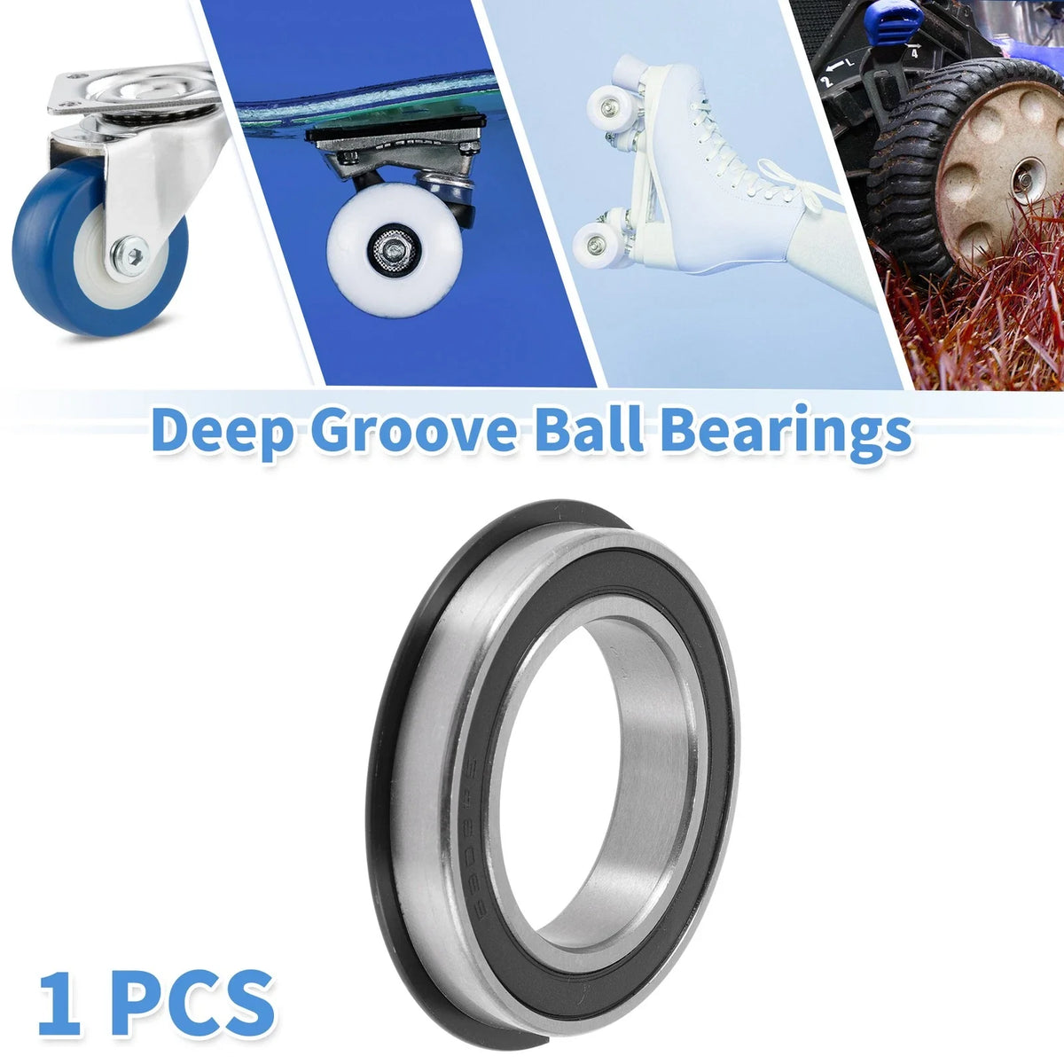 Deep Groove Ball Bearings 6908NR2RS   40x62x12mm