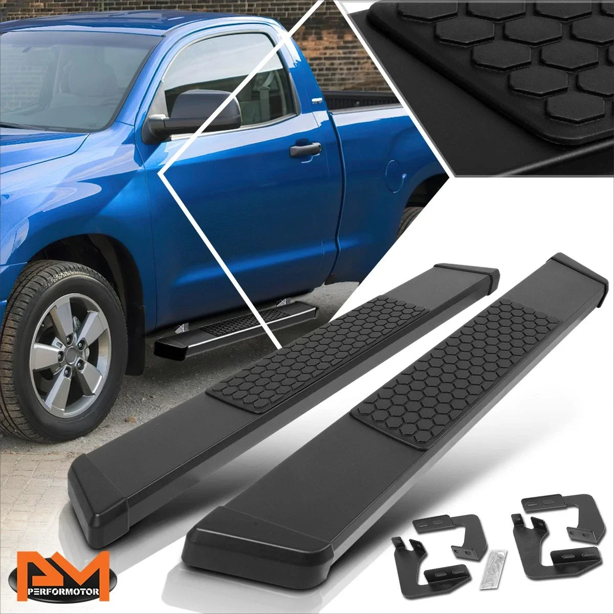 Step Nerf Bars Honeycomb for Toyota Tundra Standard Cab 2007-2017
