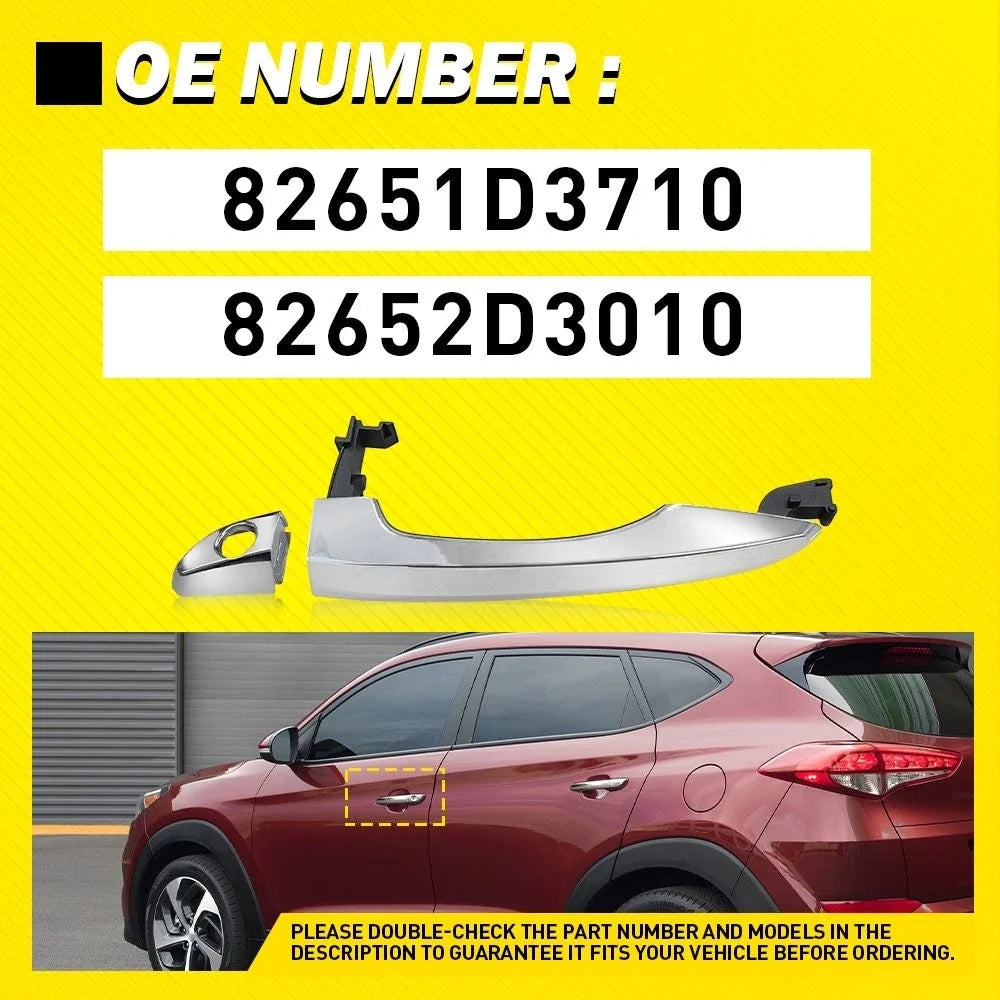 Front Left Outer Door Handle for Hyundai Tucson (2016–2021) EXV