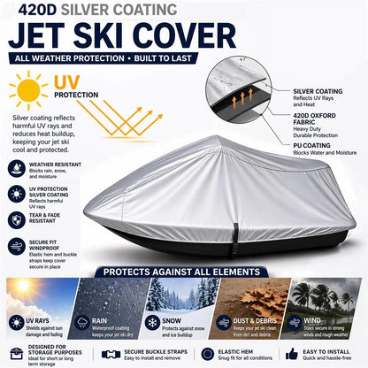 Jet Ski Cover for SeaDoo GTI LE RFI (2003–2005) 420 Denier