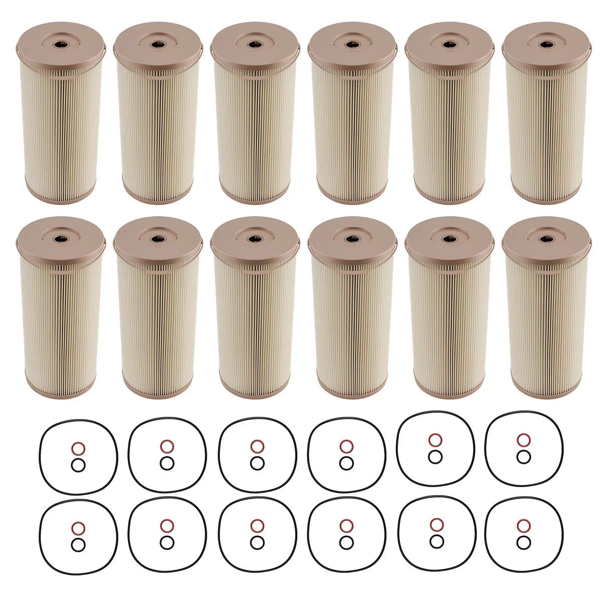 12X Fuel Water Separator Filter for 1000FG (2020) 30 Micron Cartridge