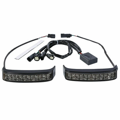 Saddlebag LED Insert Support & Brake Turn Light for Harley Touring (2014–2024)
