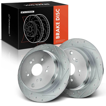 Rear Drilled Brake Rotors for Honda Odyssey (2002–2004)