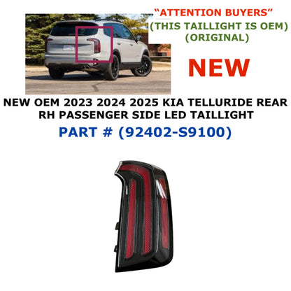 Taillight LED for Kia Telluride (2023–2025) 92402-S9600