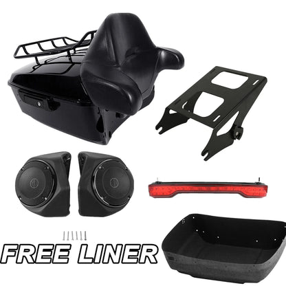 Trunk Pad Light Speakers for Harley Electra Glide Touring 2014–2026